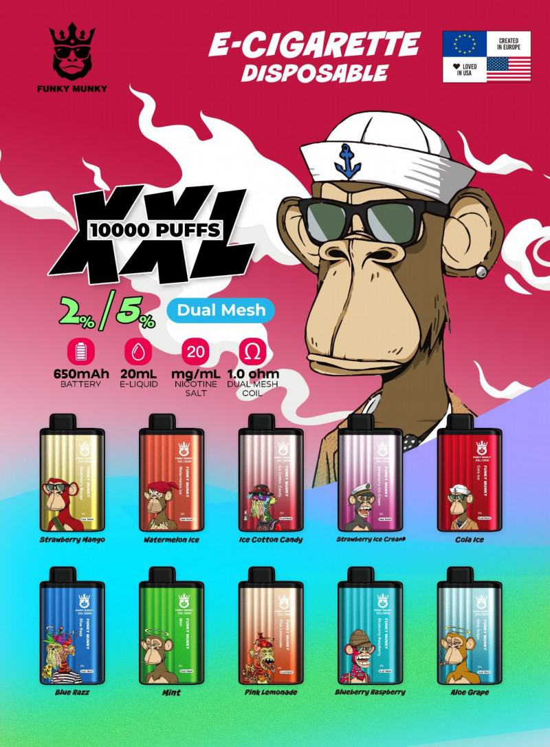 Vapsolo Disposable Vape Funky Munky Xxl 10000