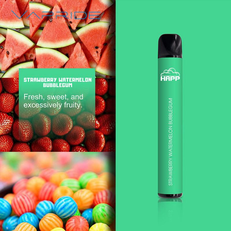 Disposable VAPRIDE Vapride Happ Electronic 600 Puffs Vape