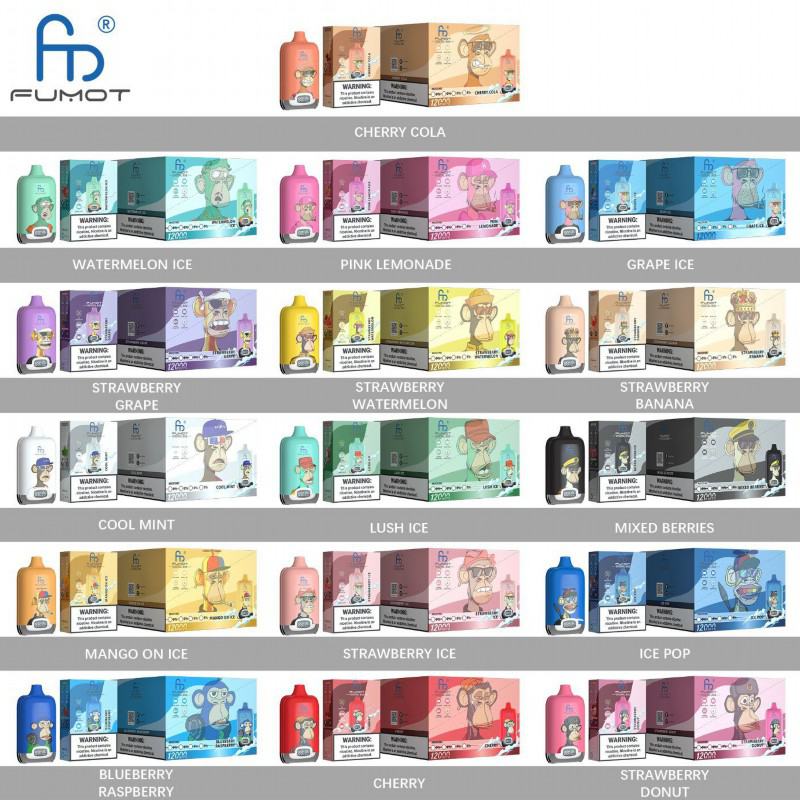 FUMOT Digital Box 12000 Puffs Electronic Cigarette