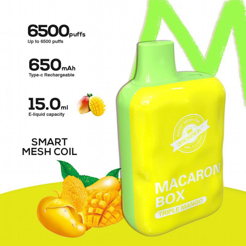 AMOSMOK Bars Amo-macaron Box-0046 Disposable Vape