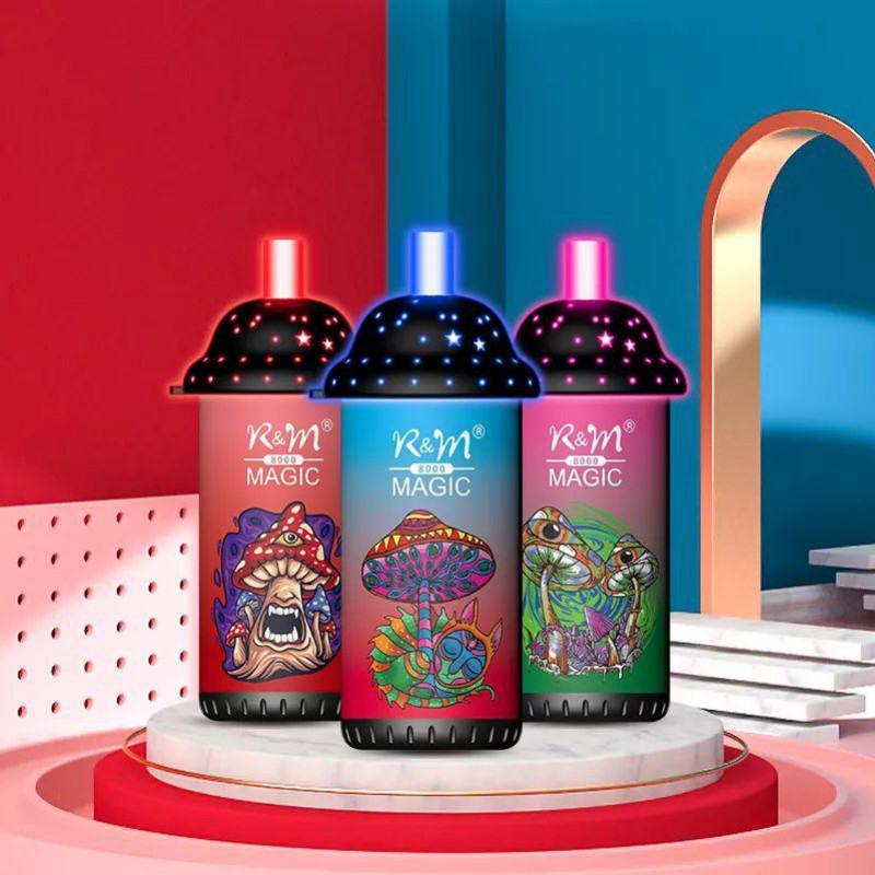 R&M R&m Magic 8000 Puffs Vape Big Puff Bars Plus