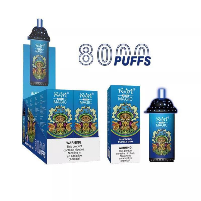 R&M R&m Magic 8000 Puffs Vape Big Puff Bars Plus