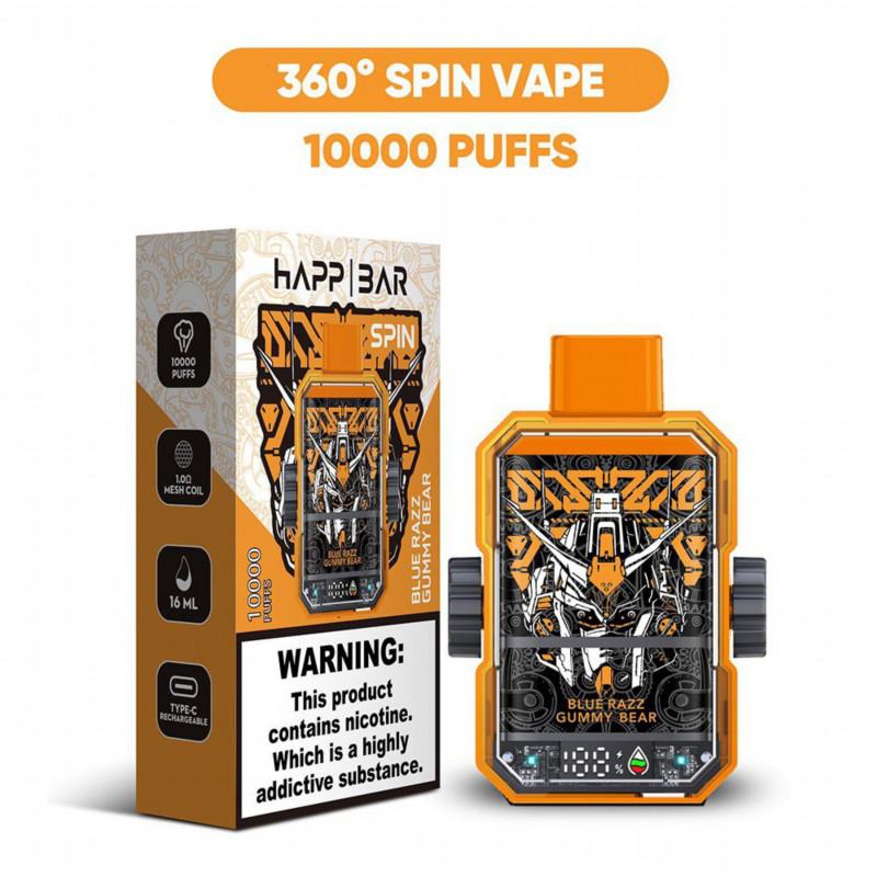 Vapride Bar Vapride Happ Spin Hits Vape Puffs
