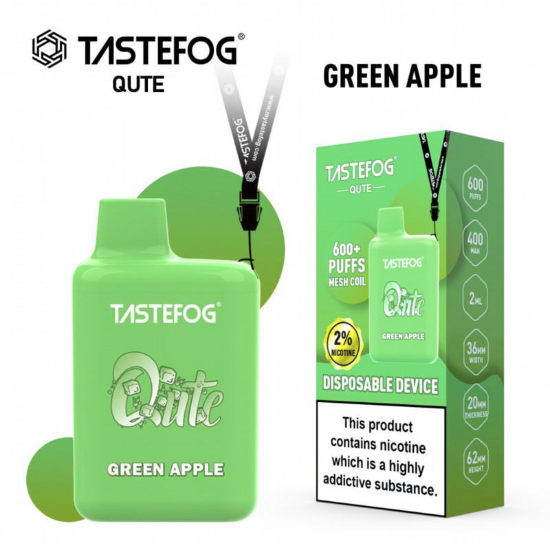 Tastefog Tastefog Qute 600 Puffs Vape Disposable