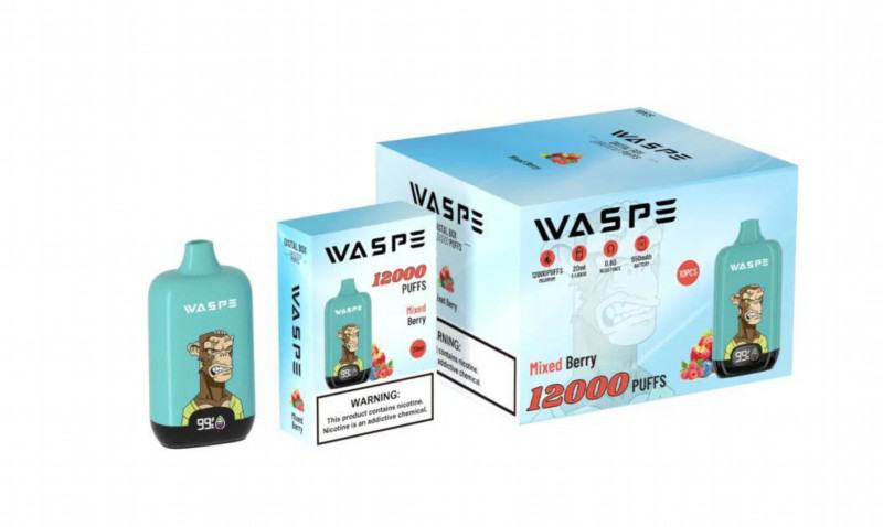 Waspe Digtal Box 12000 Wondervapevapesouls Puffs Hits Vape