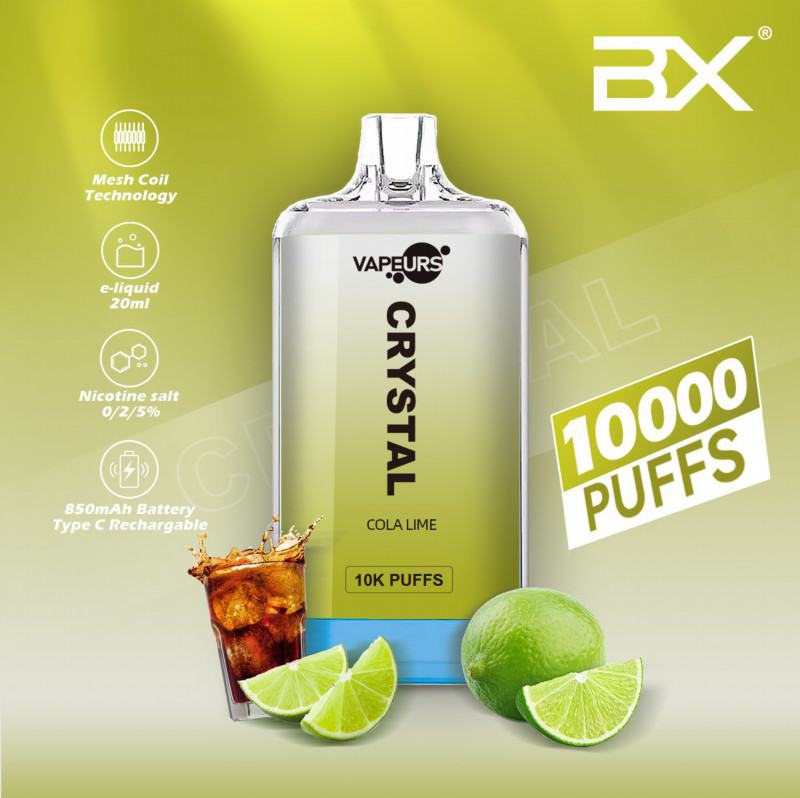 Big Puff Bars Plus urs Crystal 10000 Puffs Vape