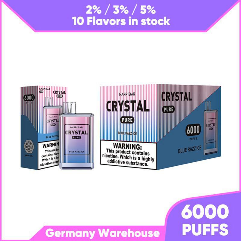 Disposable HAPP / White Label Vapes Happ Crystal Pure