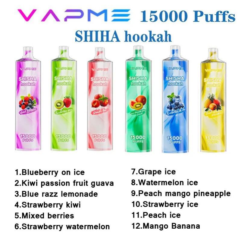 Disposable Vapme Vape Pen Shisha 15000 Puffs