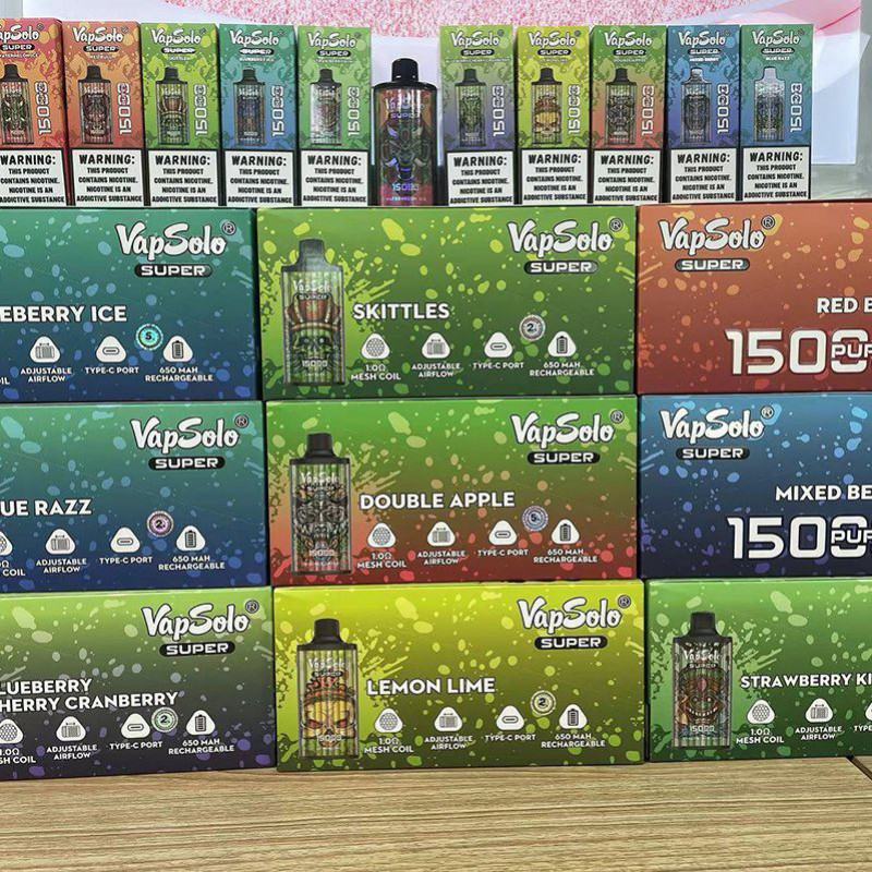 Vapsolo 15000 Puffs Disposable Smooth Hit Vape