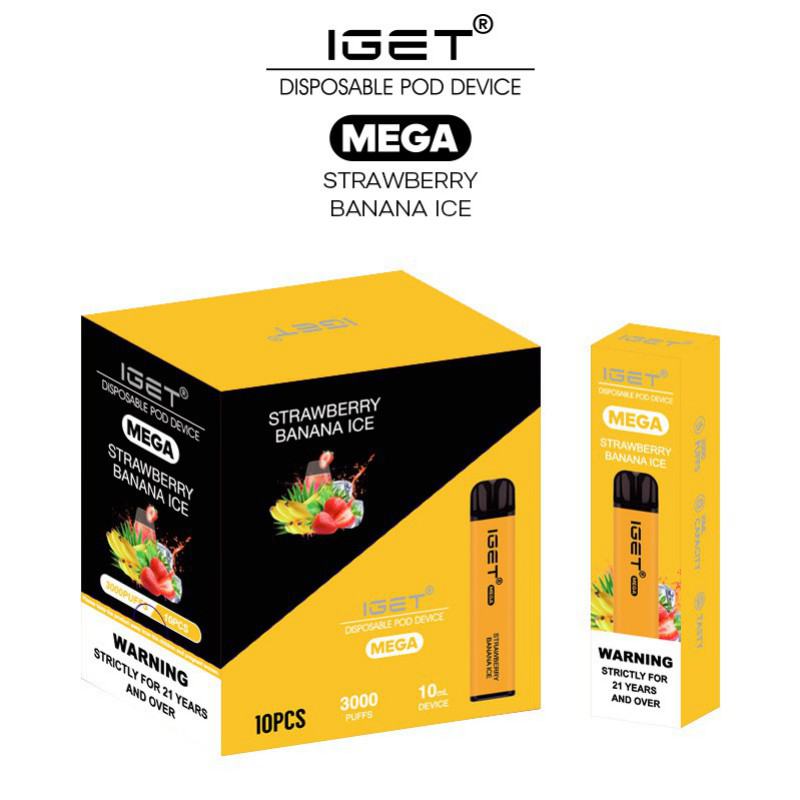IGET Iget Mega 3000 Puffs Disposable E-cigarette Puff