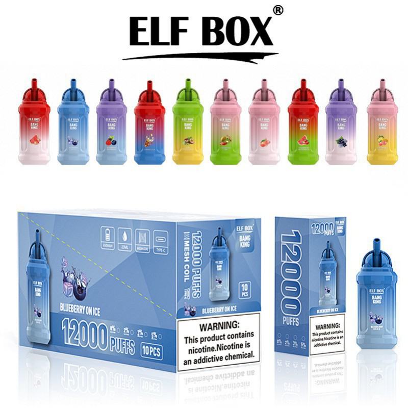 no Elf Box Bk 12000 Puffs Vape Big Puff Pen Plus