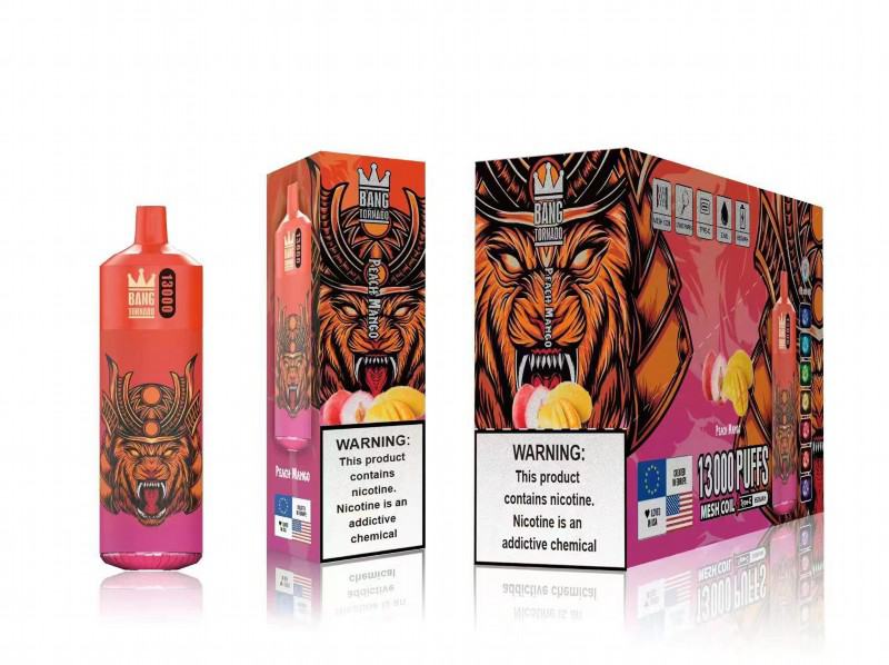 Bang Puff Tornado 13000 13000perdevice Puffs Disposable E-cigarette