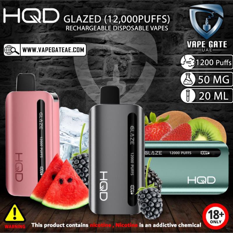 Disposable zbood H Q D Glaze 12000 12000 Puffs Vapes