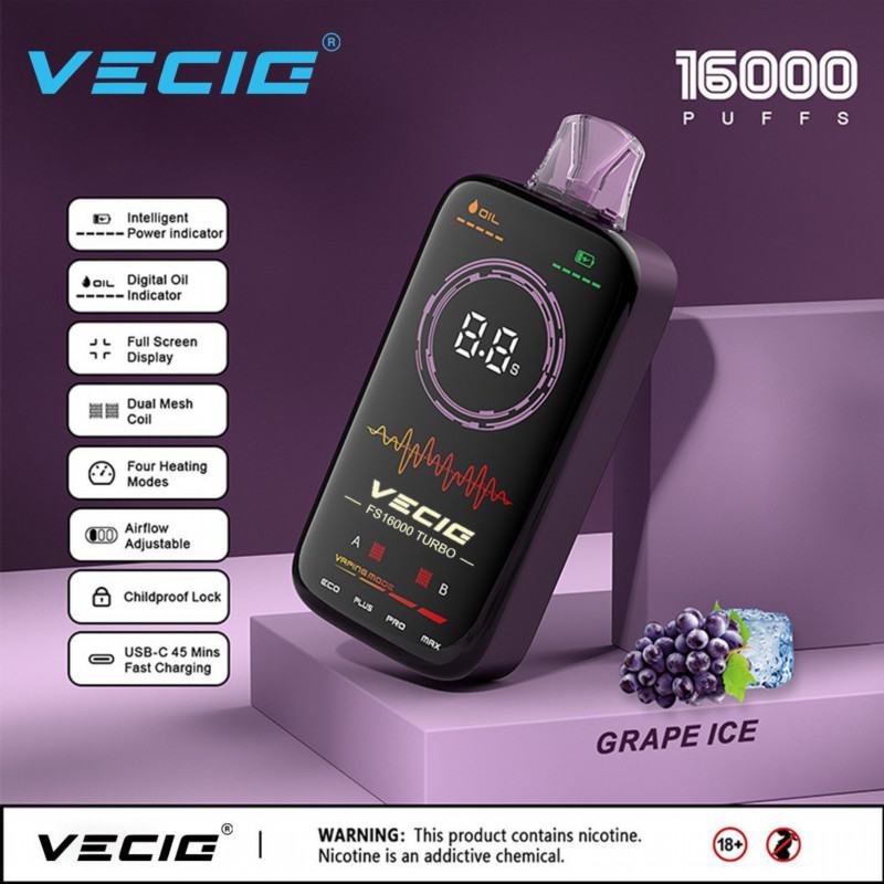 Disposable Vapes OEM Vecig Fs Turbo 16000 Puffs