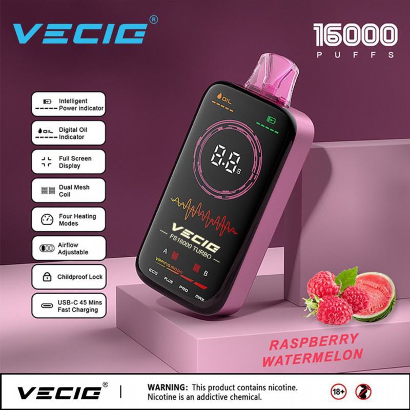 Disposable Vapes OEM Vecig Fs Turbo 16000 Puffs