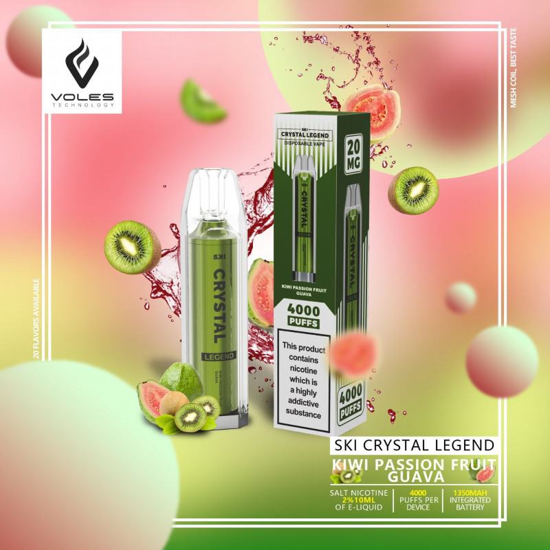 INSTA Crystal Legend Disposable Pod 4000 Puffs Nicotine