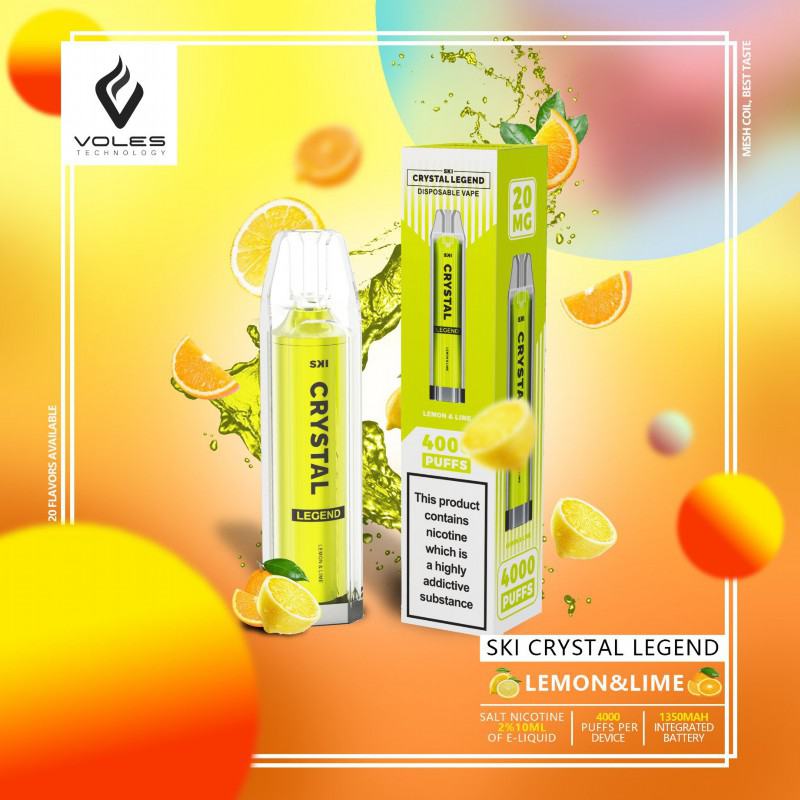 INSTA Crystal Legend Disposable Pod 4000 Puffs Nicotine