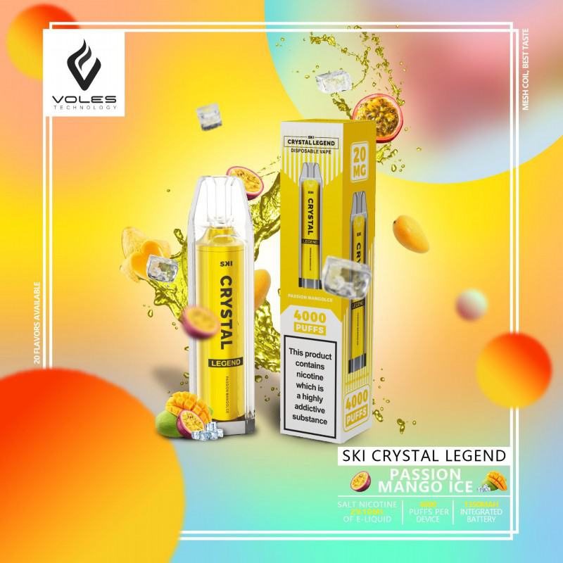 INSTA Crystal Legend Disposable Pod 4000 Puffs Nicotine