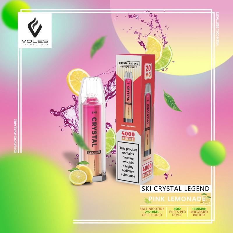 INSTA Crystal Legend Disposable Pod 4000 Puffs Nicotine