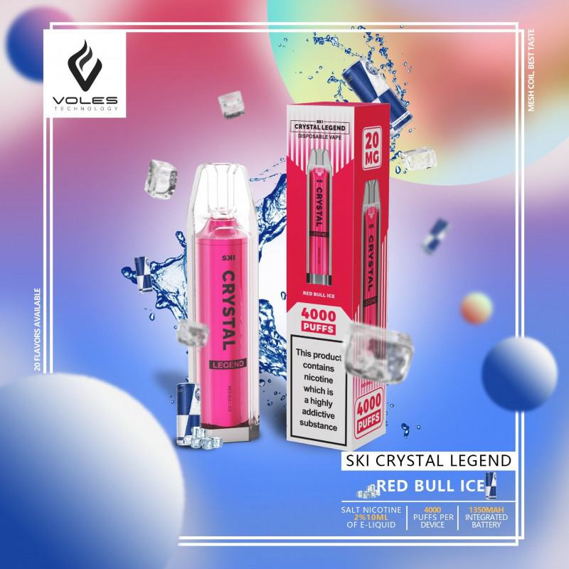 INSTA Crystal Legend Disposable Pod 4000 Puffs Nicotine