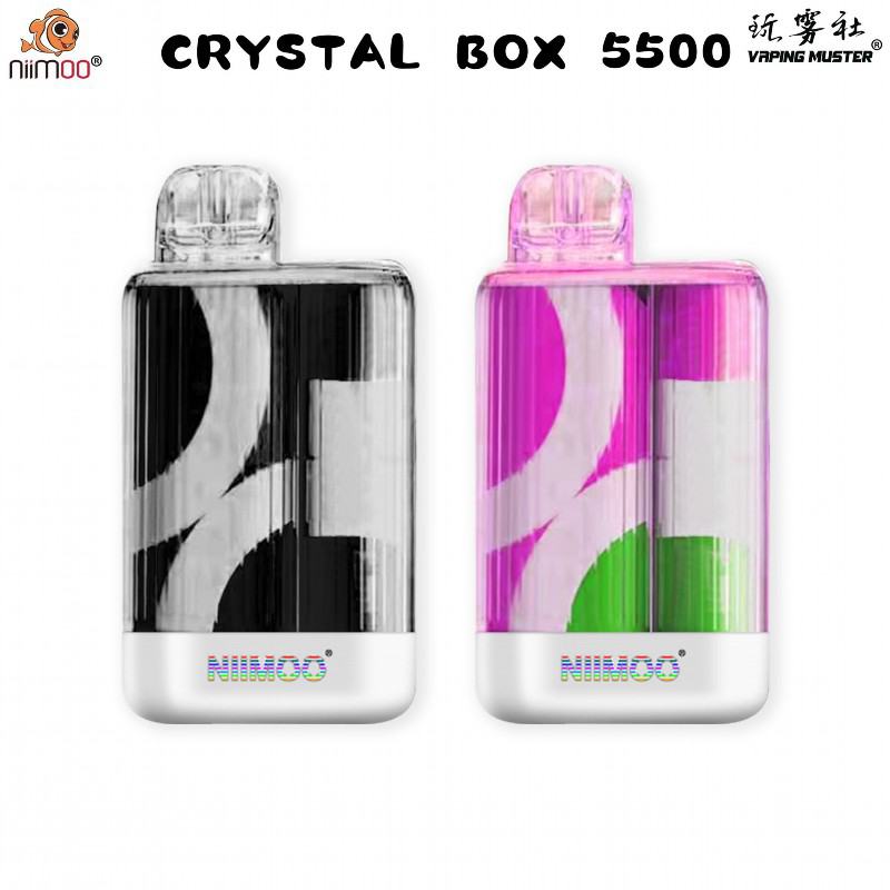 Disposable Vaping Muster Vape Ndcrystal Box 5500 Puffs Pens