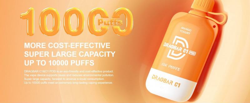 Drag B6500 Drag C1 Kit 10000 Puffs Disposable Vape Bars