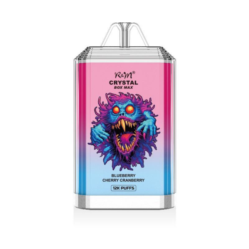 R&M R&m Crystal Box Max 12k 12000 Puffs Vape Rechargeable