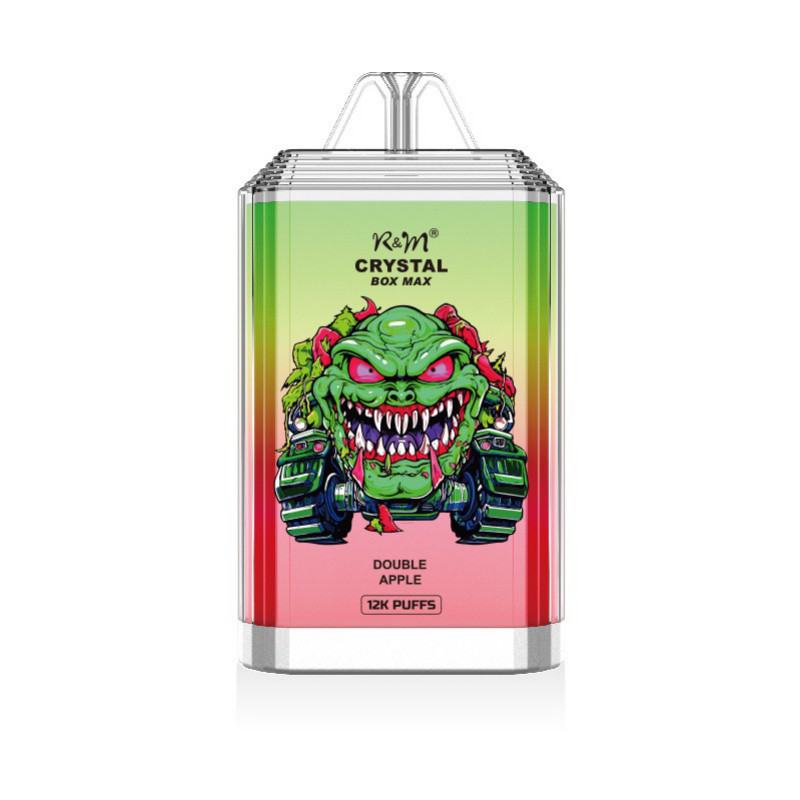 R&M R&m Crystal Box Max 12k 12000 Puffs Vape Rechargeable