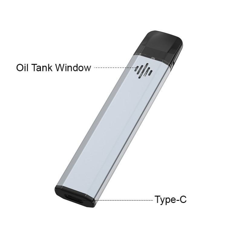 Disposable oem Vape 2.0ml Disposable Flat  Pod 300 Puffs