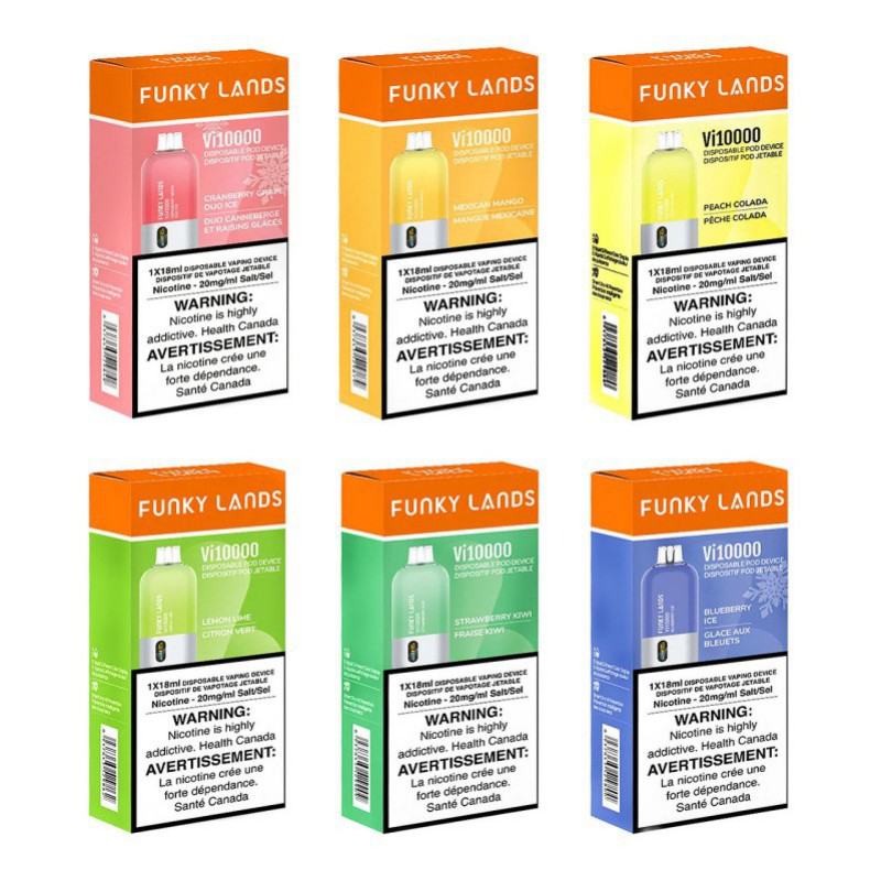 Funky Funky Lands Vi 10000 Puffs Vape Rechargeable