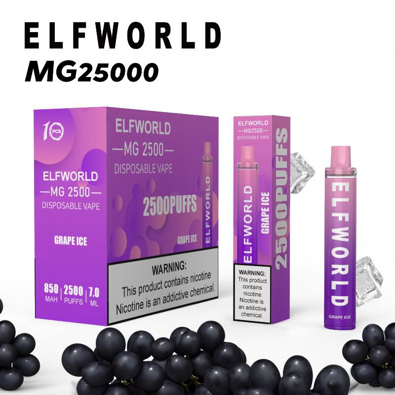 Disposable ELF Vape Efl Word 2500 Brands