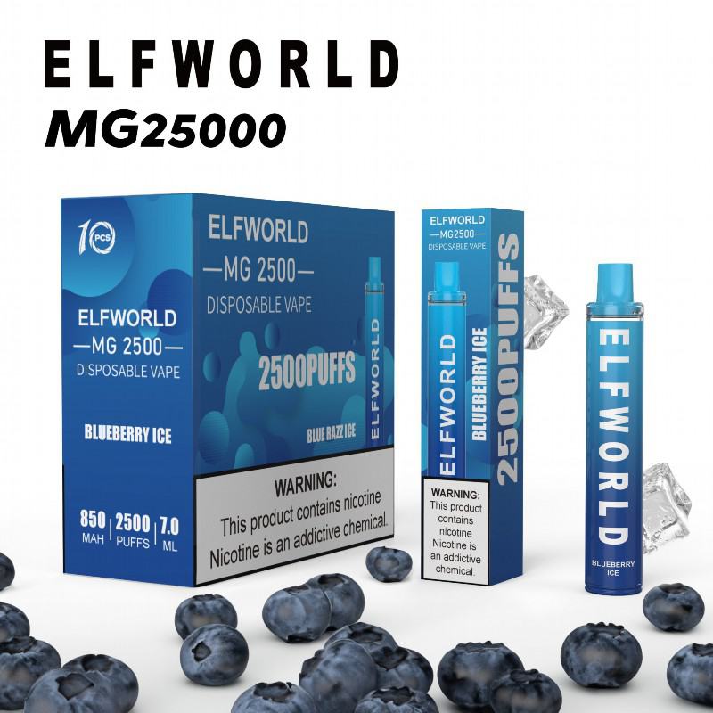 Disposable ELF Vape Efl Word 2500 Brands