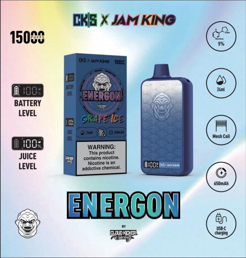 Disposable Vape Pen Jam King & CKS Jam King Cks 15000 8000 Puffs