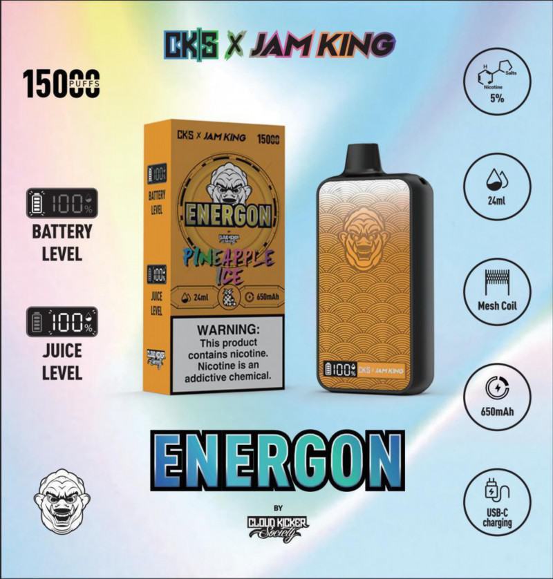 Disposable Vape Pen Jam King & CKS Jam King Cks 15000 8000 Puffs