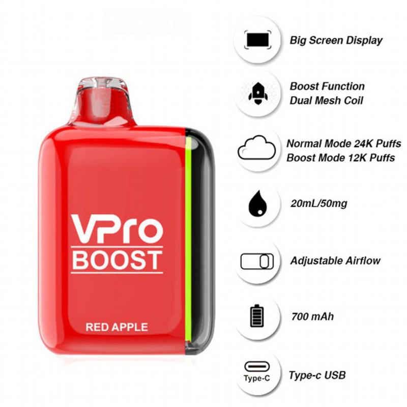 Vpro Vpro Boost 24000 Puffs Nicotine