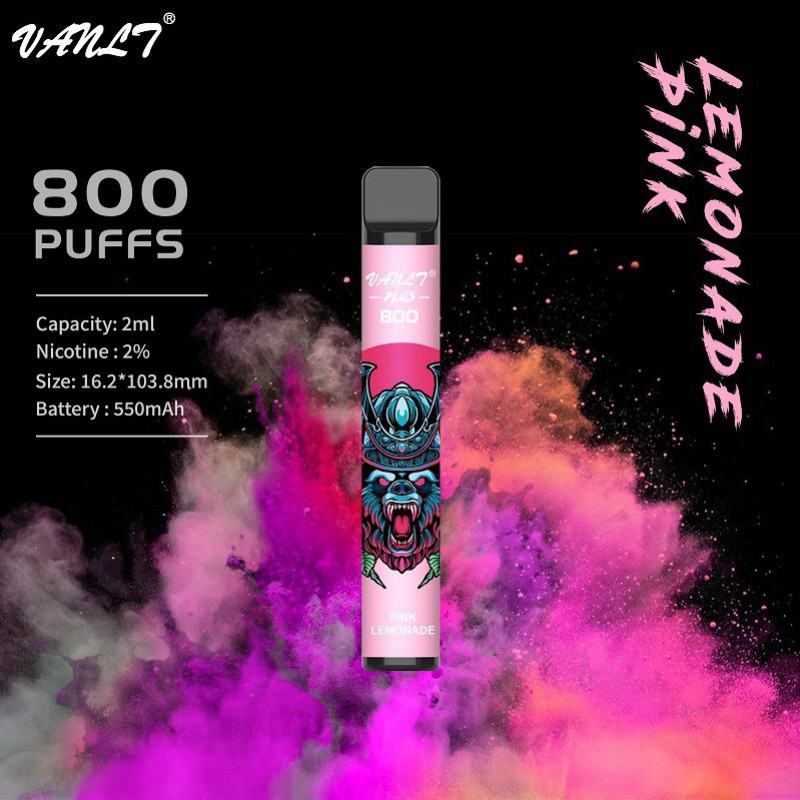 VANLT Vanlt-plus Lux-w206 800 Puffs Disposable E-cigarette