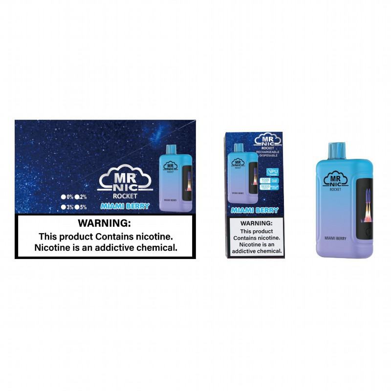 Baish Mr Nic Rocket 18000 Vape Big Puff Pens Plus