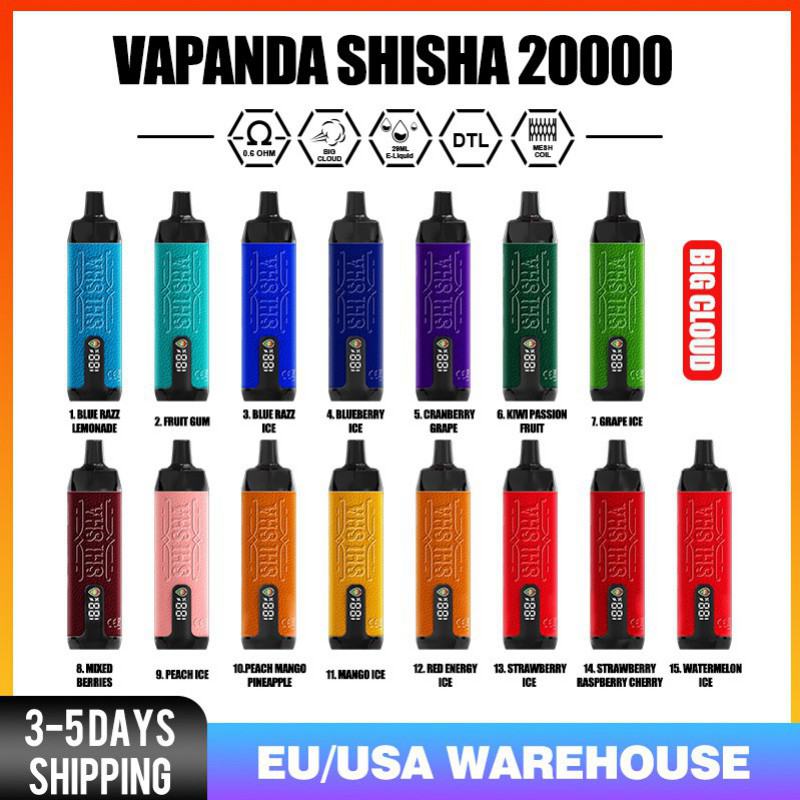 Savage Pen Vapanda Pulse 20000 16000 Puffs Hits Vape Puffs