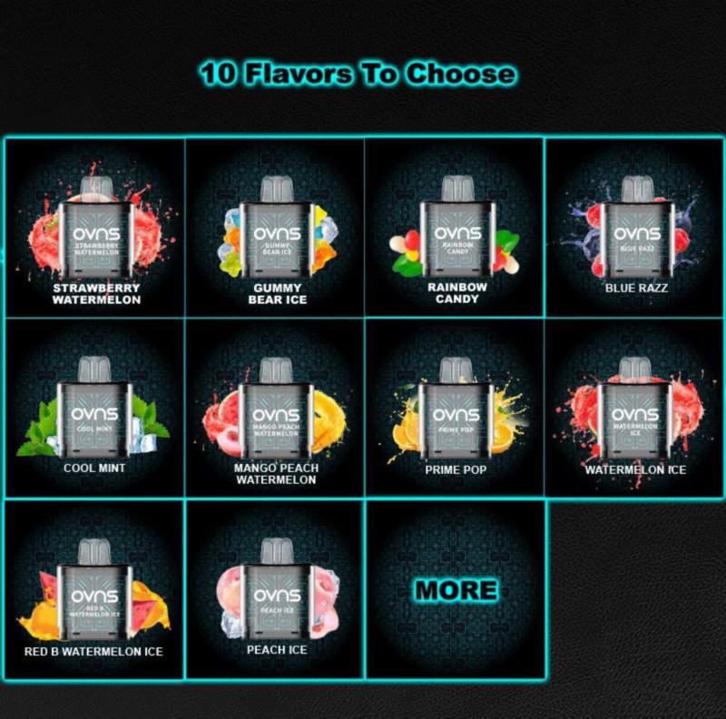 Vape Disposables OVNS Mesh12 X 848 8000 Puffs