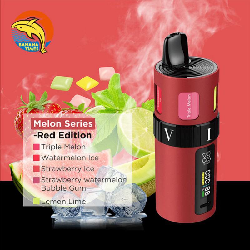 Disposable BANANATIMES/Custom Voom 5 Multi -  Electronic 3000 Puffs