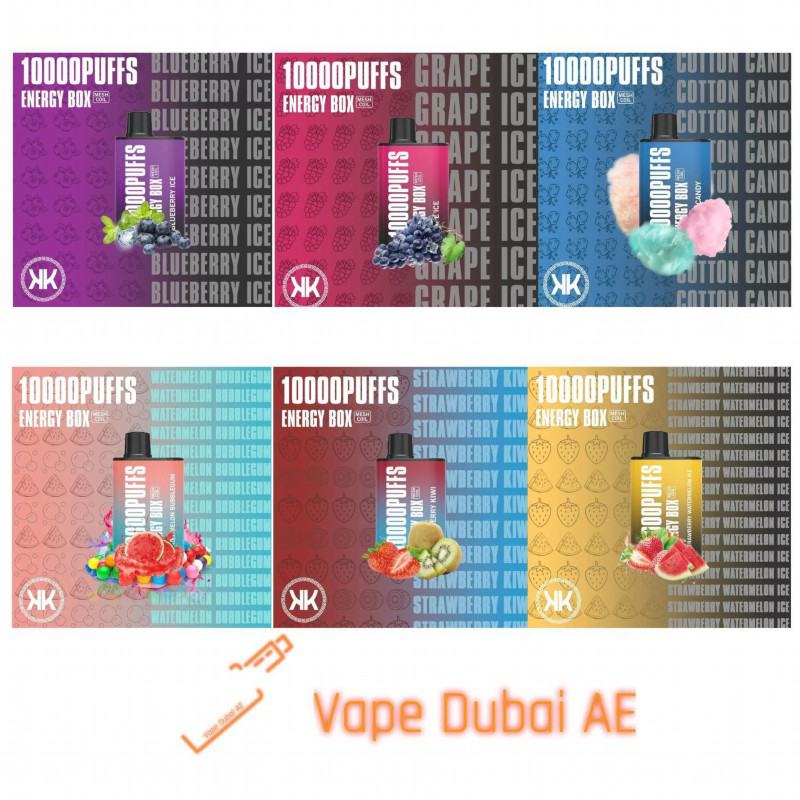 Energy Puff Kk Box 10000 6000 Puffs Electronic Cigarette