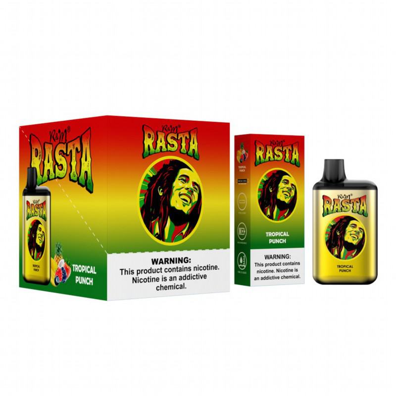 RANDM R&m Rasta Disposable Pod 5500 Puffs Disposable Vape Pen