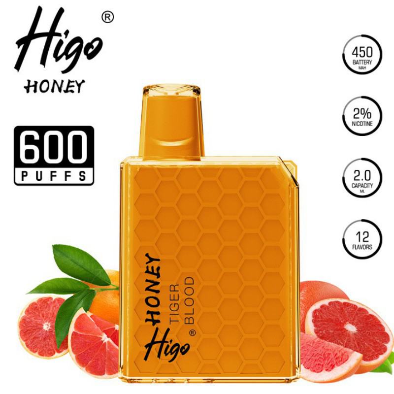 Higo Disposable Vape Honey 1500