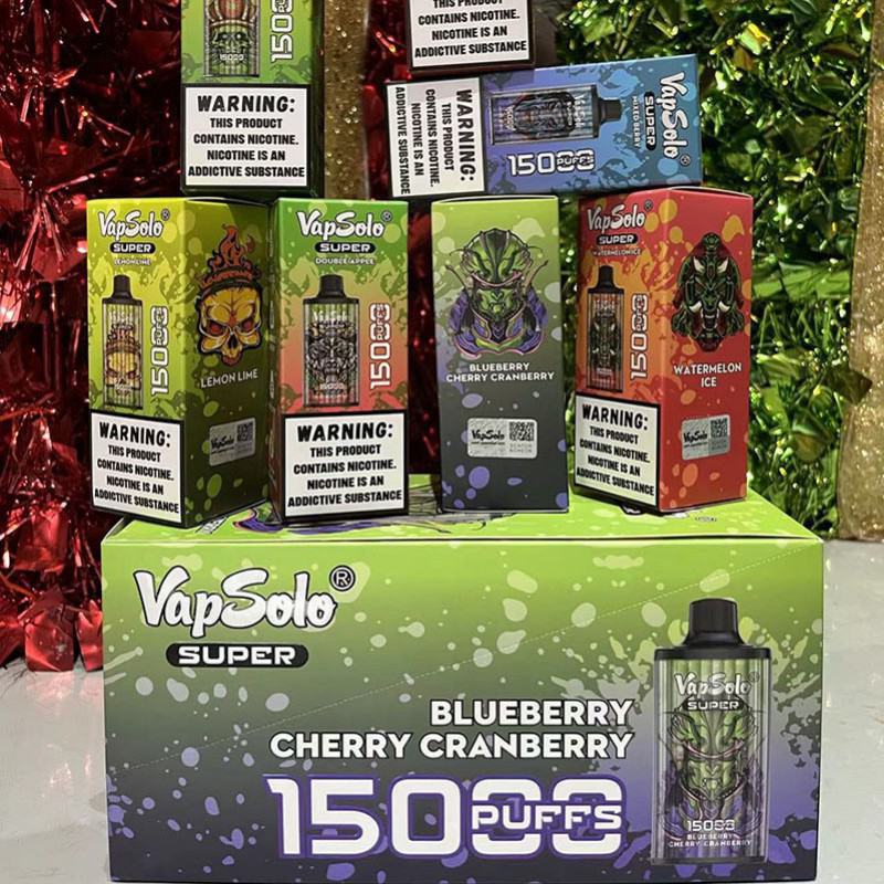Disposable Vape Brands Vapsolo 15000 Puffs