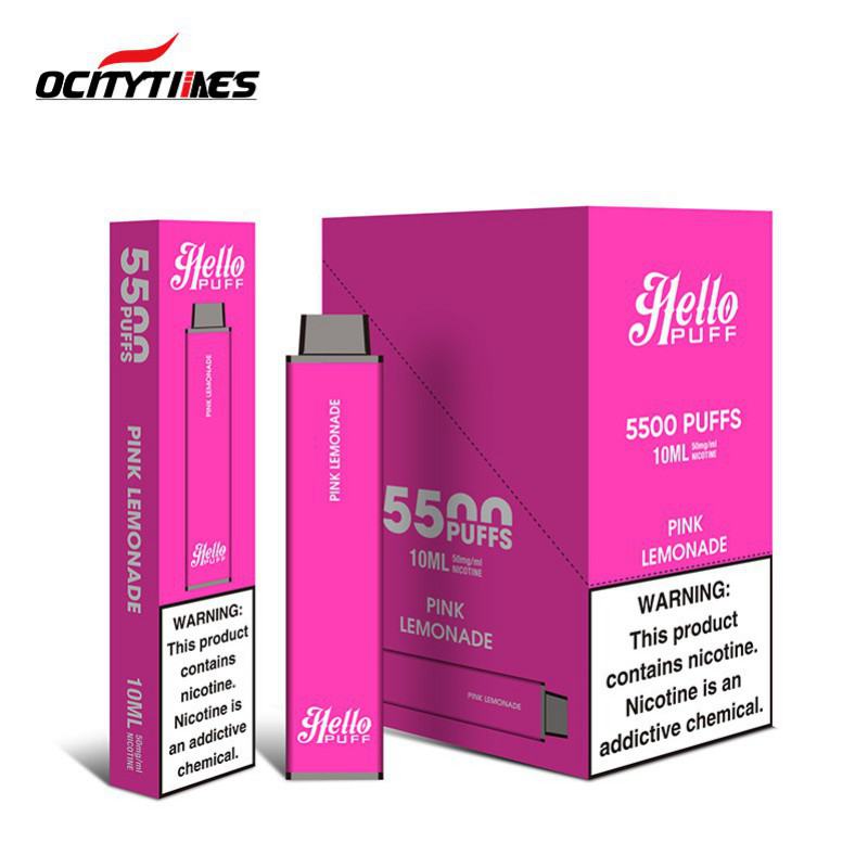 Ocitytimes Wd4500 5500 Puffs Disposable E-cigarette Puff