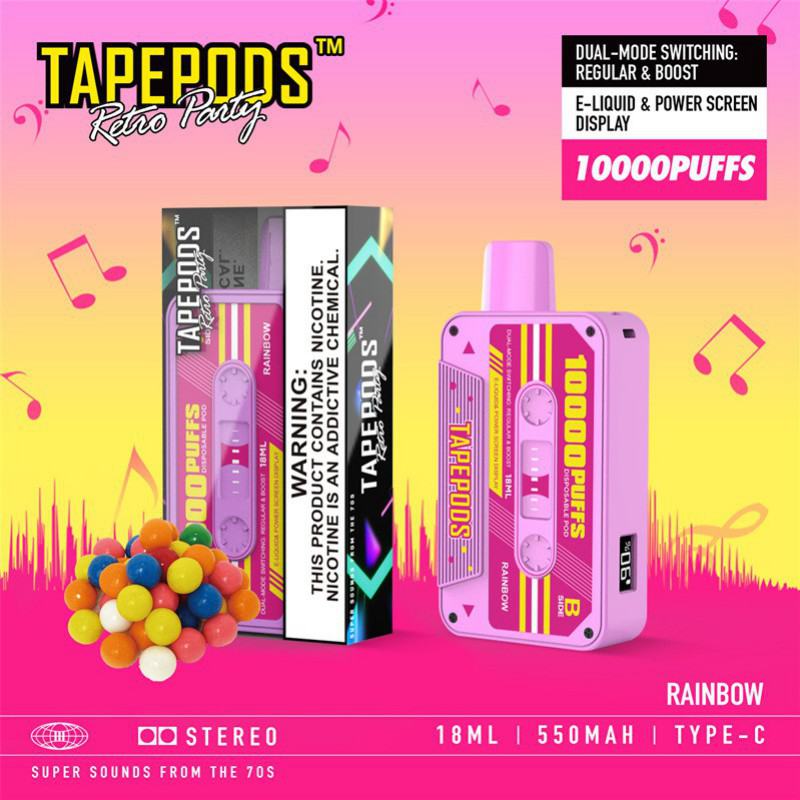 Blizzard Quizz Qd114 Mesh Coil Disposable Salt-nic 10000 Puffs Box Vape