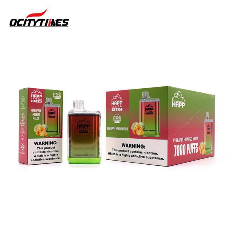 Disposable Ocitytimes Happ Crystal Hero 5000-7000 Puffs Vape