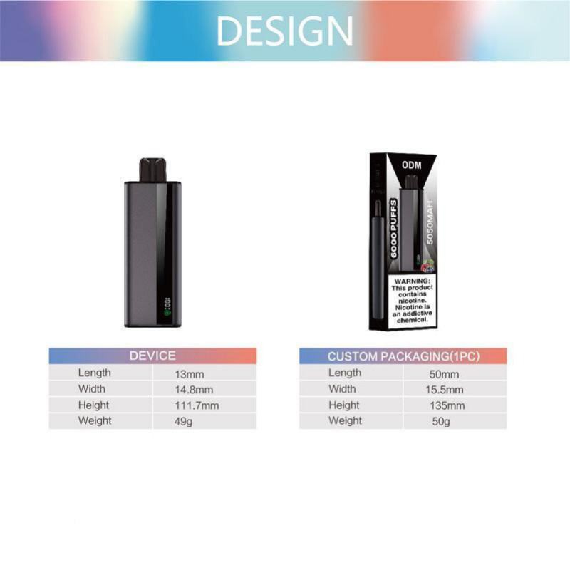 Vape Pens OEM T37 6000 Puffs