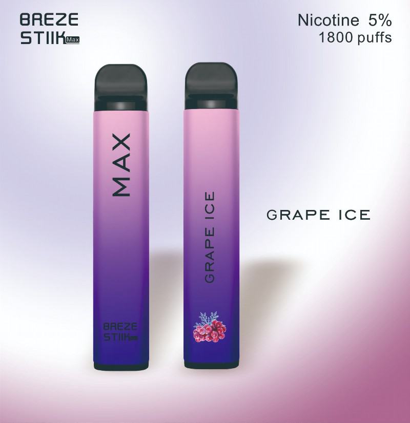 Disposable Breze Vapes Breze Stiik Max 1800 Puffs