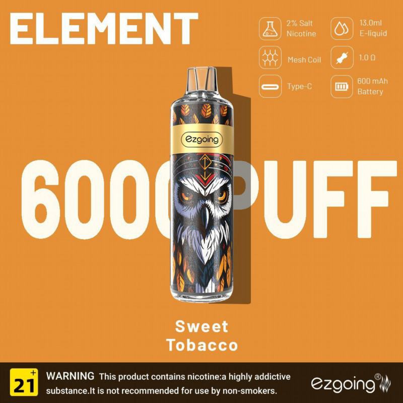 Ezgoing Disposable Vapes Ezgoing-element 7000 About 7000 Puffs